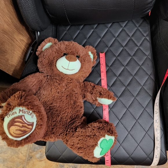 BUILD A BEAR Plush THIN MINT Dark Brown Stuffed Bear GIRL SCOUT BAB COLLECTABLE - Picture 6 of 6